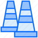 construction, traffic, cone, road, repair