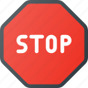 atention, road, sign, stop, traffic