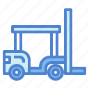 forklift, lift, transport, truck