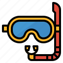 glasses, goggles, mask, scuba