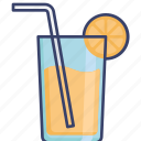 beverage, cocktail, drink, glass, juice, straw