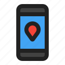 navigation, location, map, pin, gps, smartphone, mobile