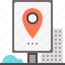 city, guide, navigation, post, route, wayfinding