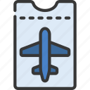 aeroplane, ticket, travelling, holiday, airplane