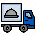 food, restaurant, truck, delivery, shipping