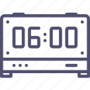 alarm, clock, digital, time