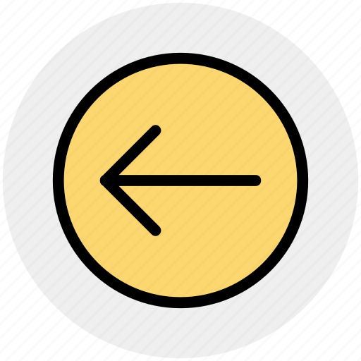 Arrow, circle, forward, left, material icon - Download on Iconfinder