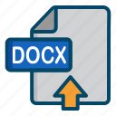 document, docx, file, upload, word