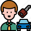 agent, car, job, man, people, salesman, user 