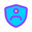 user, people, profile, account, avatar, human, shield 