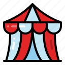 circus, amusement, tent, carnival