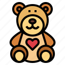 animal, bear, childhood, teddy, toy