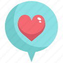 chat, communication, heart, love, message, speech, valentine