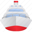 cruise ship, ocean liner, ship, transport, transportation, vehicle