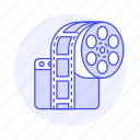 app, film, media, movie, player, roll, video