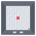 labyrinth, arcade, machine, game, video