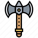 axe, great, warrior, weapon