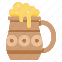 beer, beverage, jug, mug