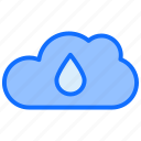 cloud, weather, drop, rain