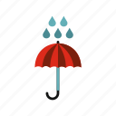 drop, meteorology, open, protection, rain, umbrella, weather