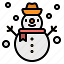 christmas, cold, snow, snowman, winter