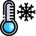 celsius, degrees, farenheit, low, measurement, temperature, thermometer