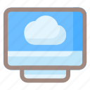 cloudy, desktop, weather, cloud, storage, sun, forecast