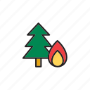 forecast, meteorology, weather, fir, fire, forest, tree