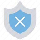 antivirus, cross, protect, security, shield, web