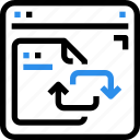 browser, document, exchange, file, interface, sharing, web