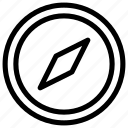 compass, direction, direction tool, safari icon