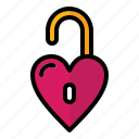 love, marriage, padlock, unlock, wedding