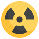 radiation, sign, danger, hazard, safety