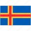 flag of aland, aland, aland flag, national flag, flag, country 