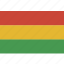 flag, bolivia, rectangle