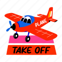 plane, take off, aircraft, aeroplane, aviation, flight