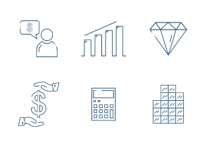 Business Money Graph Presentation Line