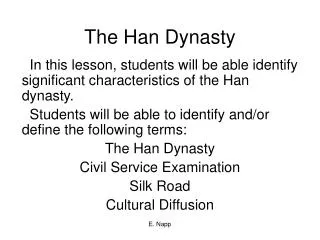 The Han Dynasty