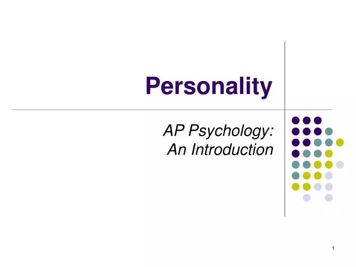 personality