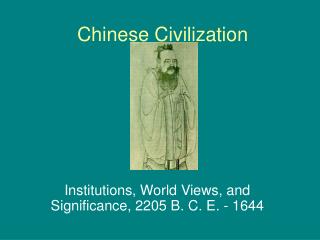 Chinese Civilization