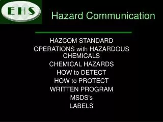 Hazard Communication