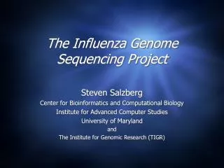 The Influenza Genome Sequencing Project