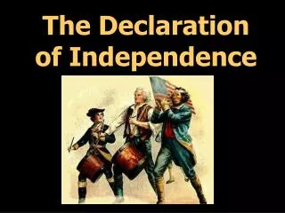 The Declaration of Independence