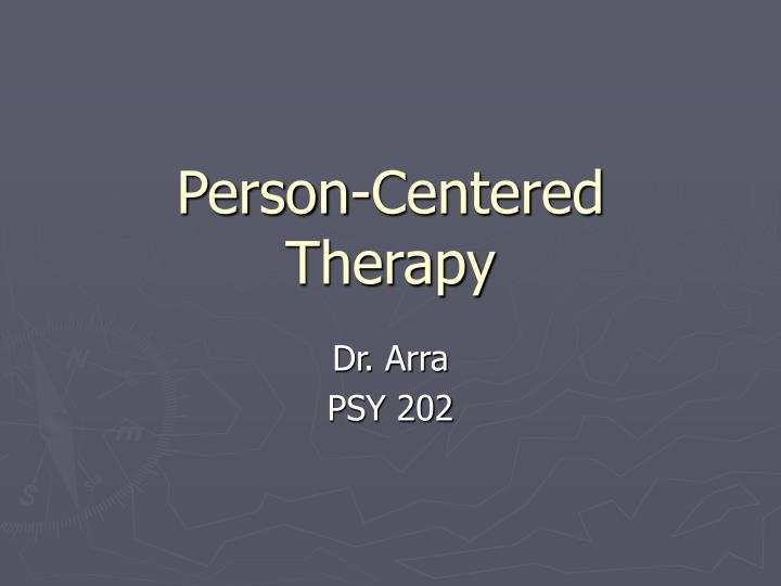 person centered therapy