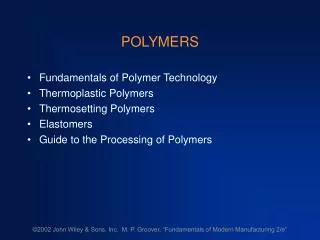 POLYMERS