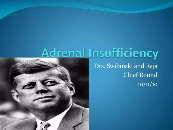 adrenal insufficiency