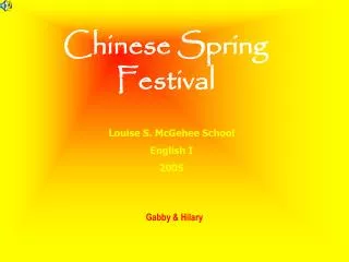 Chinese Spring Festival