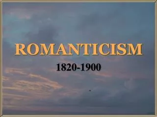 ROMANTICISM