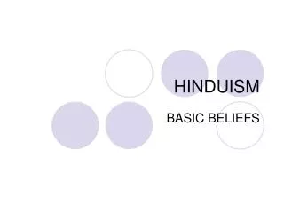 HINDUISM