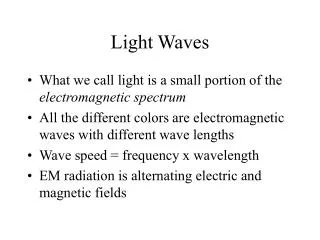 Light Waves